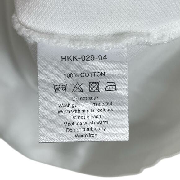 Burberry London Nova Check Collar Polo Shirt Golf Classic White Size Women's XL - Picture 7 of 7